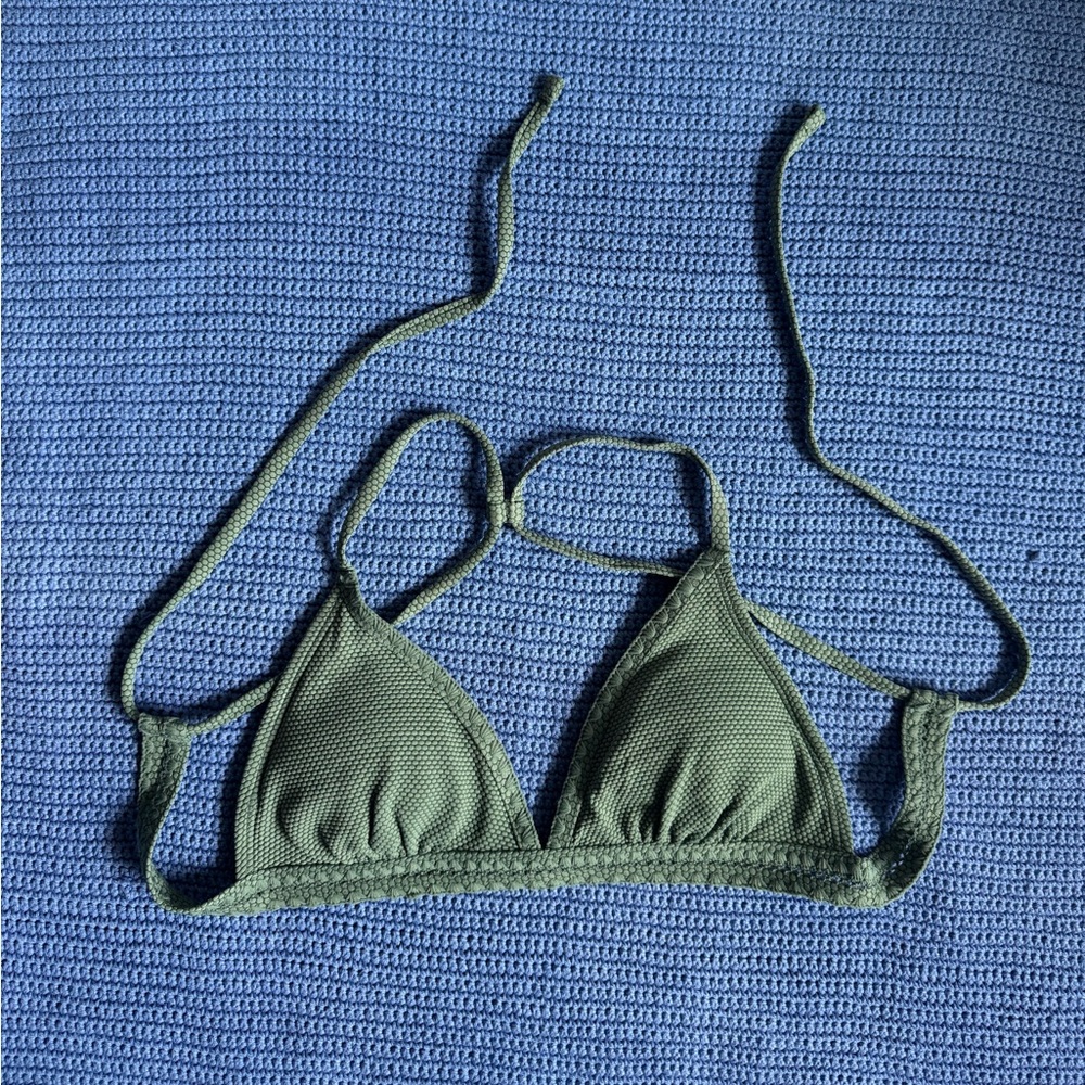 Xhilaration Olive Bikini Top